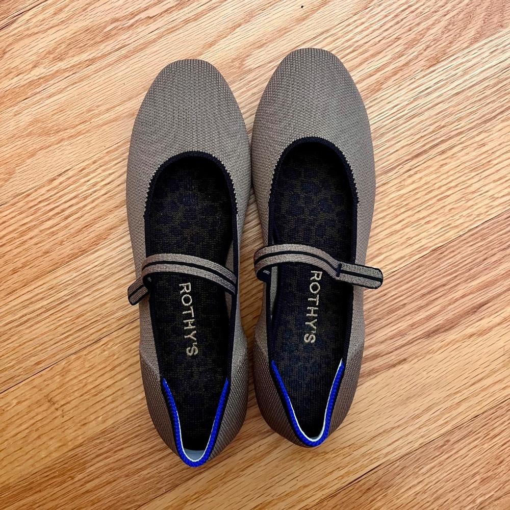 Rothys The Square Mary Jane Portobello - Women's 7.5